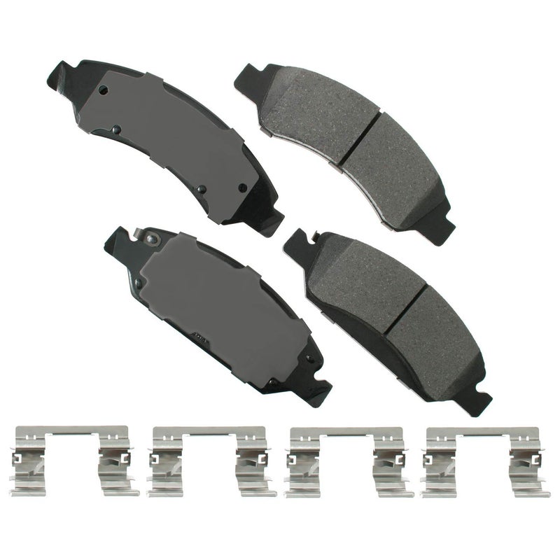 Akebono ACT1363 Proact Ultra Premium Ceramic Disc Brake Pad kit , GREY